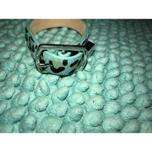 Blue Rustic Cuff Bracelet